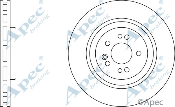 APEC BRAKING Тормозной диск DSK2019